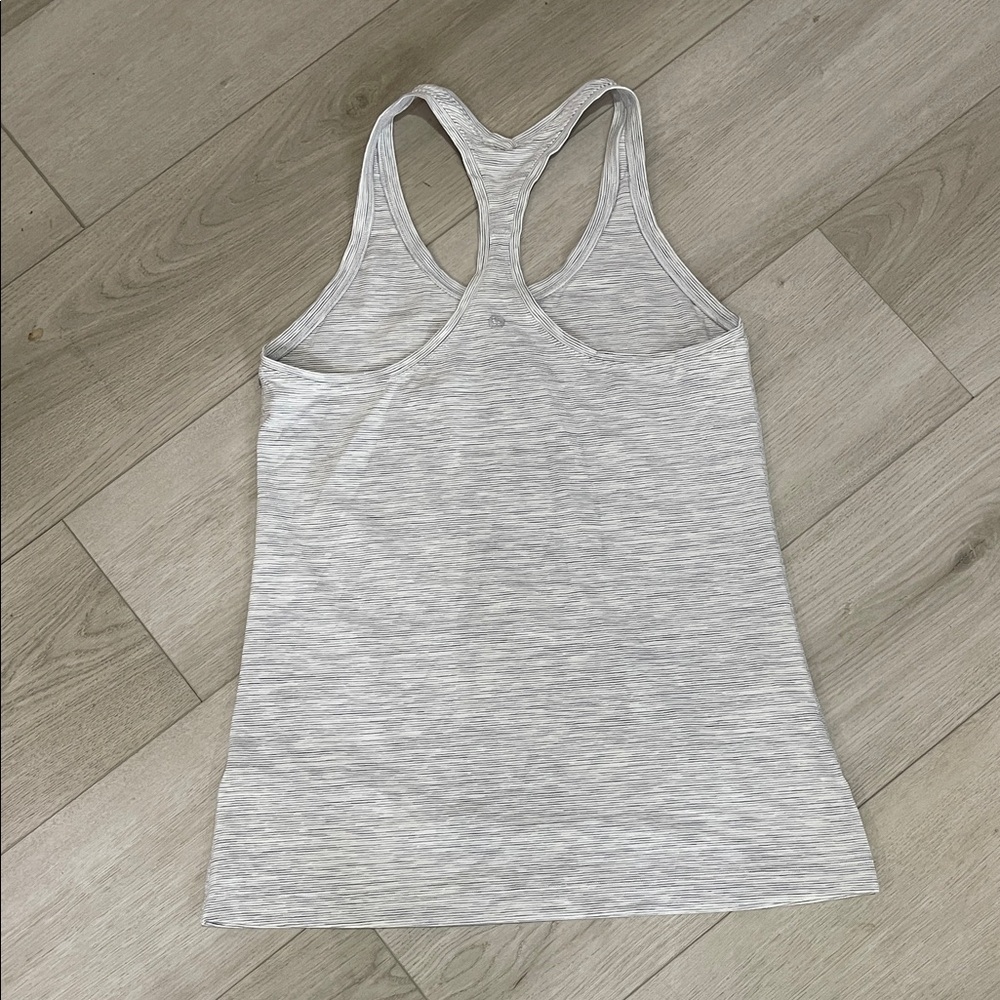 Lululemon Light Gray Racerback Tank Top